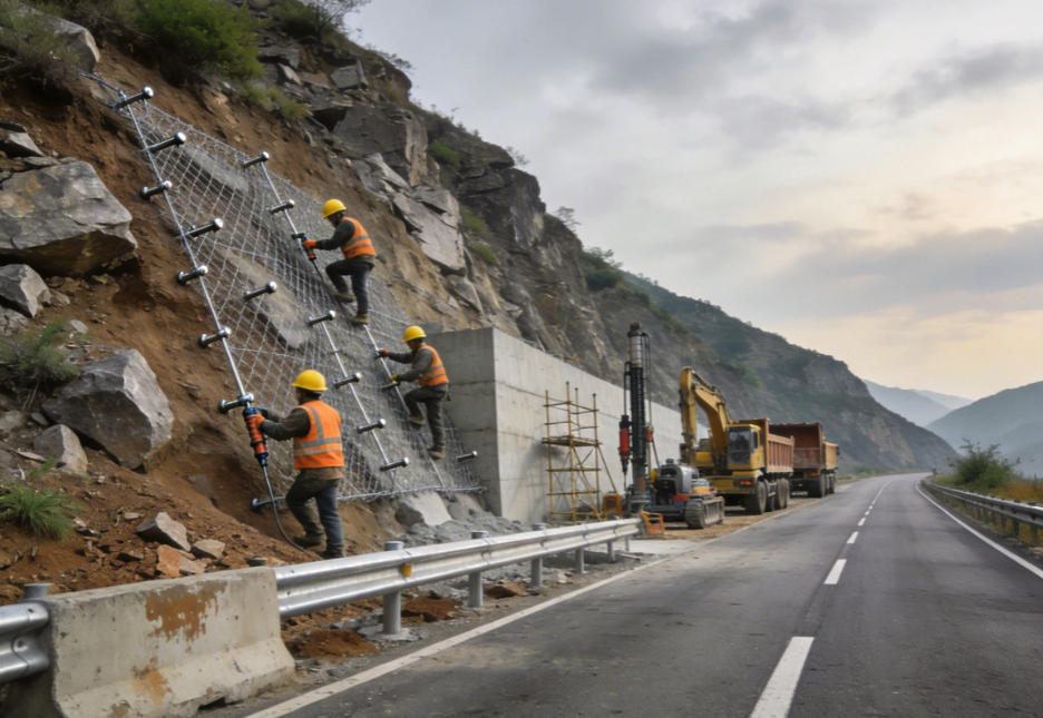 德庆公路道路护坡